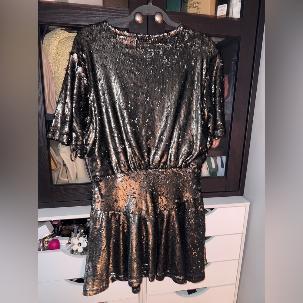 FREE PEOPLE Manuka Sequin Mini Dress - Picture 11 of 11